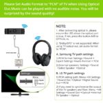 LiNKFOR 2.4G Wireless Headphones for TV