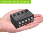 LiNKFOR 4 Channel Stereo Audio Mixer