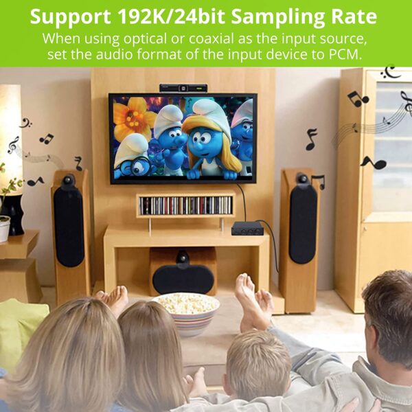 LiNKFOR Hi-Fi Stereo Audio Amplifier + DAC