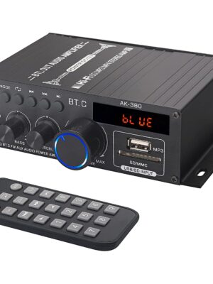 LiNKFOR Stereo Audio Power Amplifier with Bluetooth 5.0 Receiver