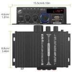 LiNKFOR Stereo Audio Power Amplifier with Bluetooth 5.0 Receiver
